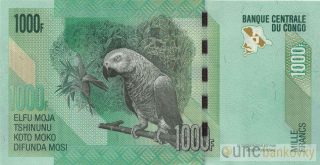 Kongo 1000 Francs 2022 UNC